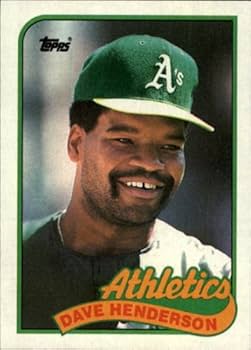 Amazon.com: 1989 Topps Baseball Card #527 Dave Henderson